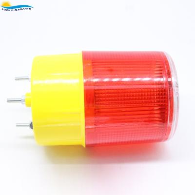 China Outdoor Waterproof Solar Led Emergency Strobe Construction Traffic Dock Marine Led Warning Flash Light for sale