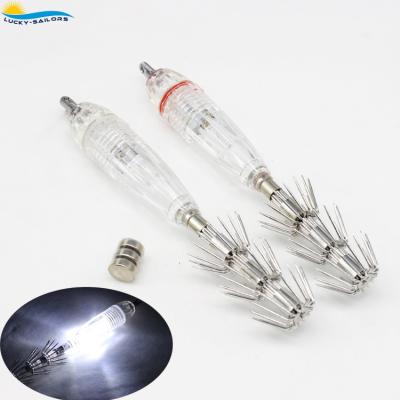 China Collecting Fish Shrimp New LED Squid Jig Blinker Jig Hooks Yamashita Squid Jig for sale