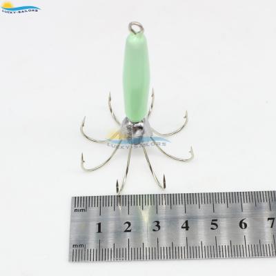 China Saltwater Fishing Factory Hot Sale Artificial Squid Fishing Tackle With Good Price for sale