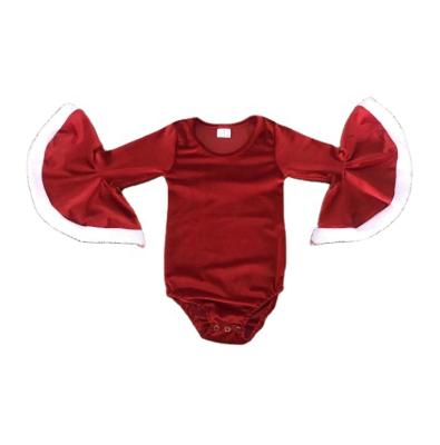 China Wholesale Custom Fashion Velvet Cute Padded Velvet Romper Variety Of Styles For Boys Or Girls for sale