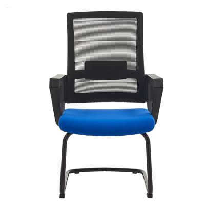 China Adjustable (height) SAGELY Furniture Black Meeting Room Chairs Bifma Report Middle Mesh Back Hotel Conference Office Chairs for sale