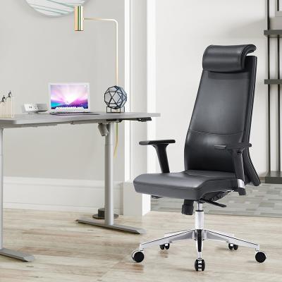 China Adjustable (height) Factory Direct Hot Sell Good Price PU Leather Office Executive Chair Wheelless Office Multifunctional Chair for sale