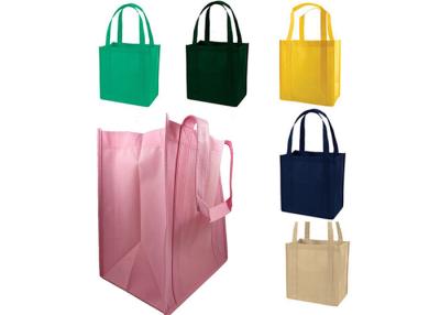 China Horizontal Laminated Non Woven Polypropylene Bags Logo Printed Medium Size for sale