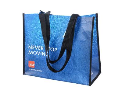 China Non Woven Laminated Tote Bags RPET Bag With PE Board Modern Concise Design for sale