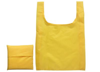 China Breathable Folding Polyester Tote Bags T Shirt Shape Waterproof 190T for sale