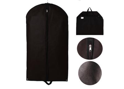 China Personalized Mothproof Suit Protector Garment Bag With Mental Eyehole Durable 420D for sale