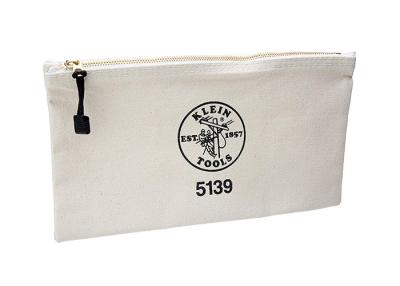 China Small 10A Zip Top Canvas Tote Bag Canvas Makeup Bag Environmental Friendly for sale