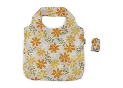 China Stylish Simple Sublimation Folding Tote Bag Garment Grocery Foldaway Shopping Bag for sale