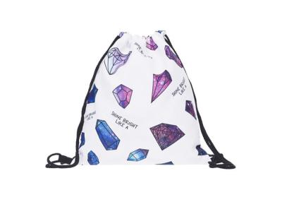 China Print Custom Drawstring Backpack Shoe Nylon Cotton Bag Dye Sublimation Transfer for sale