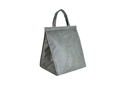 China Customized Design Cooler Tote Bag Tyvek Material Reusable With Velcro Closure for sale