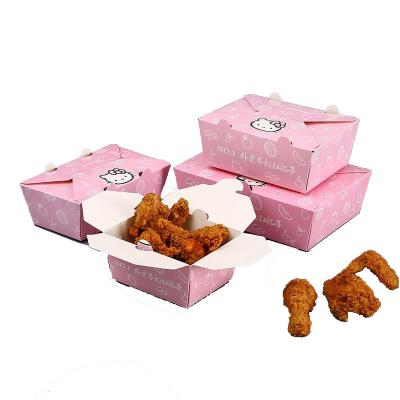 China Recyclable Customized Food Packaging Fried Chicken Box French Fries Box for sale