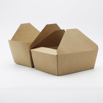 China Biodegradable Eco-Friendly Wholesale Food Wrapping Paper Disposable Noodle Box for sale