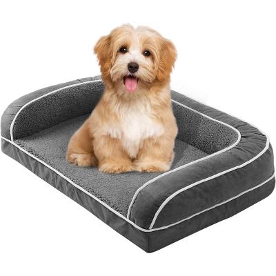 China 2021 New Designs Breathable Memory Foam Breathable Dog Bed Filling Pet Sofa In Hot Sale for sale