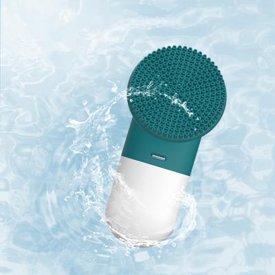 China OEM/ODM DEEP CLEANSING Electric Facial Massager Sonic Face Cleansing Brush Cleaning Brush Device Silicone Face Scrubber Remover for sale