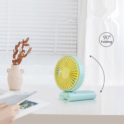 China Mini Desktop 3 Speed ​​Fan Wholesale Personal Handy Pocket Portable Folding Fan Portable Fan / Free-installation Folding Mini Fan USB Hand Free / for sale