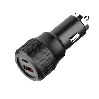 China Charging 2PORT Dual Port Type Fast Charging Fast Charging PD 3.0 Phone USB Adapter High Quality Fast USB C Car Charger USB C Car Charger for sale