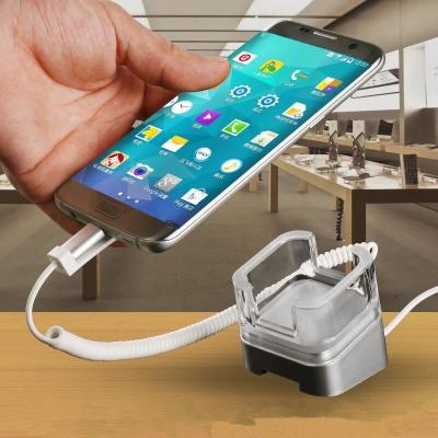 China Alarm& Display& Billing for Cell Phone & 2020 New Mobile Tablet Cell Phone Security Display Stand Alarm Desktop Holders For Tablet Anti-theft Stand With Charging Function for sale