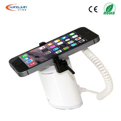 China Mobile Phone Shop Design Security Display Rack Mobile Phone Alarm Security Display Rack Anti-theft Holder with Charger for sale