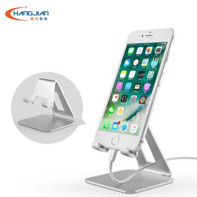 China cell phone & tablet & E-reader Mini Universal Tablet Desk Stand Aluminum Holder Smart Cell Phone Bracket for sale