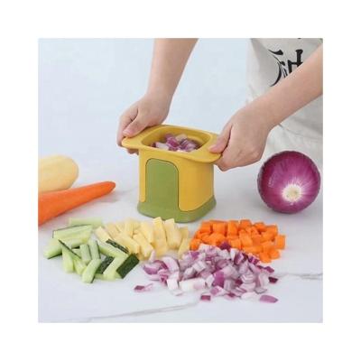 China New Type Sustainable Dicing Device Household Vegetable Cutter Household Multifunctional Artifact Kitchen Vegetable Dicing Cutter for sale