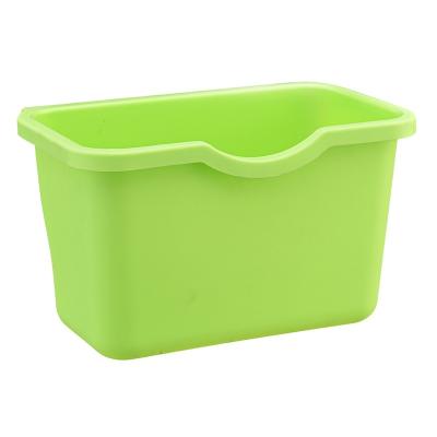 China Viable Kitchen Mini Garbage Storage Box Cabinet Door Square Bin Trumpet Wall Mounted Hanging Plastic Desktop Household for sale