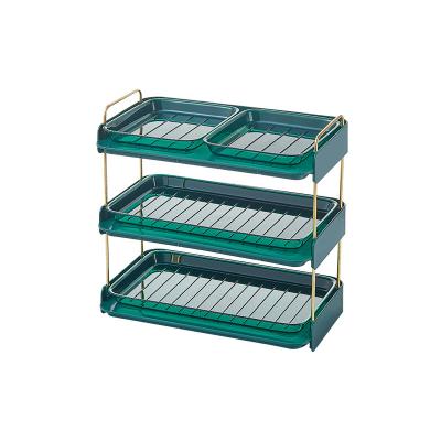 China Sustainable kitchen burying hot multi-layer stash tray stash tray rack dish rack pot dish dish special household for sale