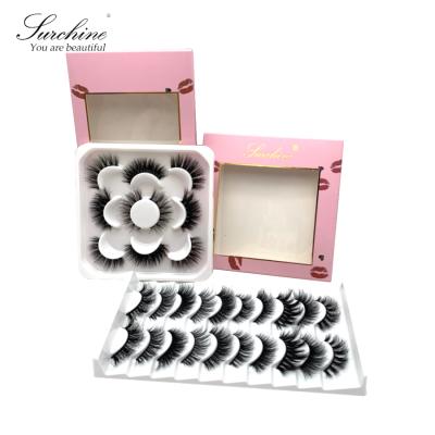 China Durable Wholesale 5d Mink Lashes Eye Mink Lick Strip Eyelash Private Label Strips Pale Pink Lips Cruelty Free Vegan Fur Like Lick for sale