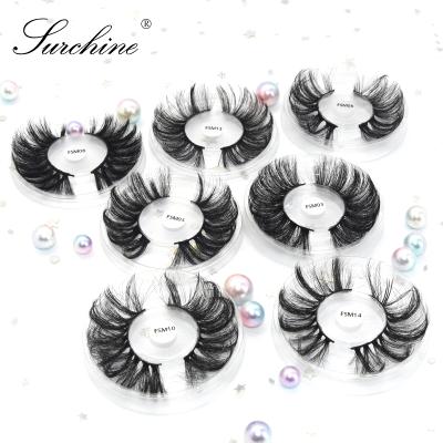 China Hot Selling Cotton Strip Natural Soft Eyelash Wholesale 25mm Soft Vegan Lashes Natural Clear Eyelashes With Empty Logo Custom Lashbox Packaging Volume for sale