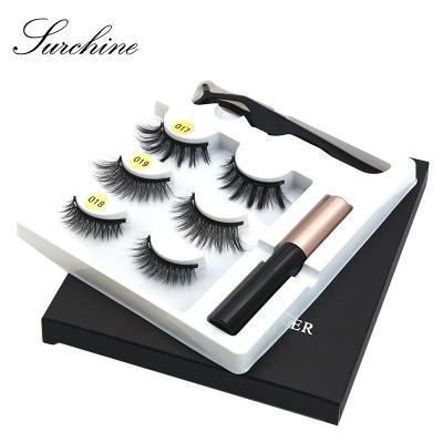 China Surchine Waterproof Beauty Miniature Magnets For Eyelash Lashes Magnet Handmade Eye Lashes for sale