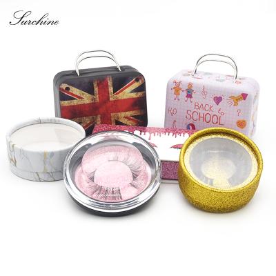 China 100% Real Mink 3d Long Lasting Soft Mink Real Eyelash Fluffy Strip Lashes With Lick Custom Packaging Box for sale