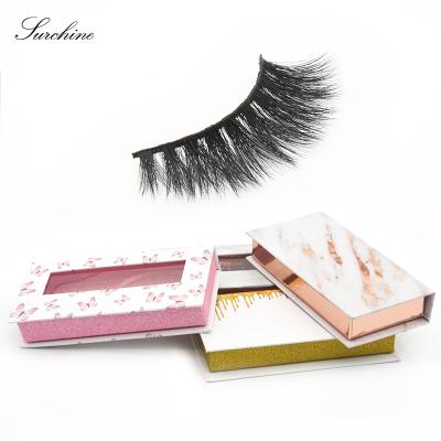 China Durable Charming Mink Lashes Bulk Natural Lashes Packaging Boxes For Lashes For Date for sale