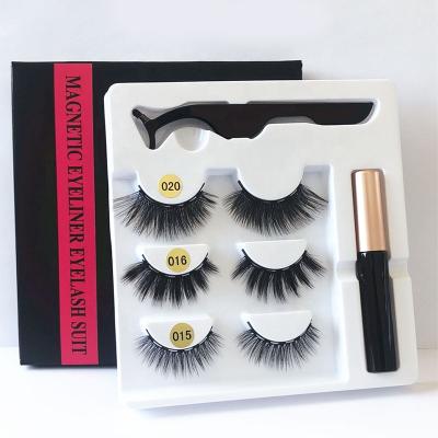 China Easy Apply Surchine Beauty Luxury New Style 3d Eyelashes Magnetic New Eyelashes for sale