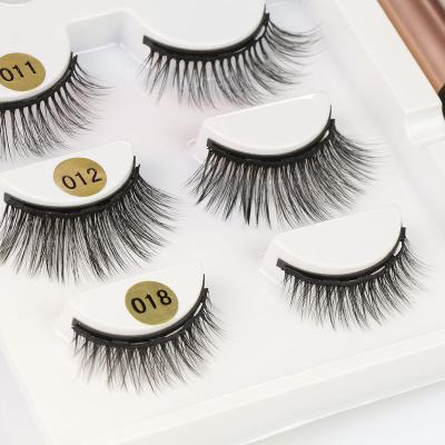 China New Products Durable Magnetic Lashes And Magnetic Eye Lashes With Custom Magnet Lashes High Magnetic Force Eyeliner Set To Create Your Logo for sale