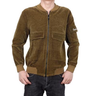 China Anti-wrinkle Quality Guarantee OEM Fashion Men Plus Size Fleece Jacket Sweaters With Zipper Baseball Collar Cardigan Sweater for sale