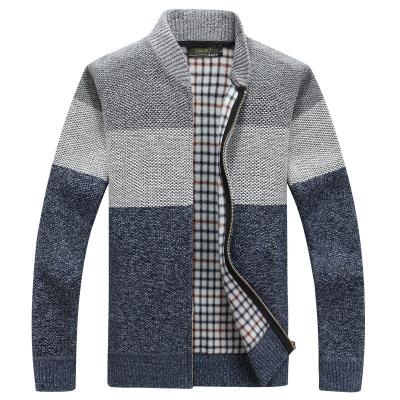 China 2021 high quality Anti-wrinkle OEM ODM designs for man knitting sweater men autumn winter zipper cardigan sweaters for sale