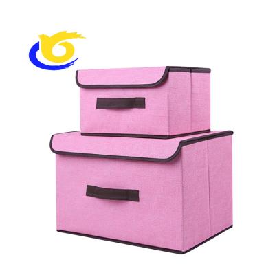 China Viable Fabric Cloth Organizer Storage Box for sale