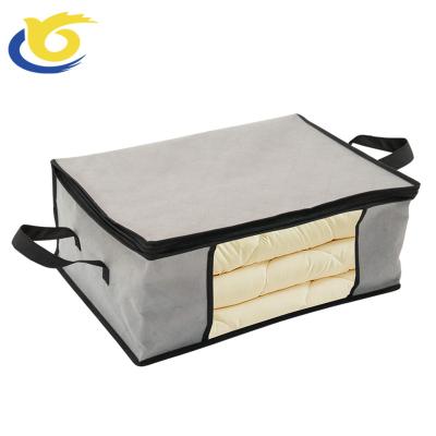 China Non Woven Fabric Blanket Bag Sustainable Eco - Friendly With Clear Window for sale