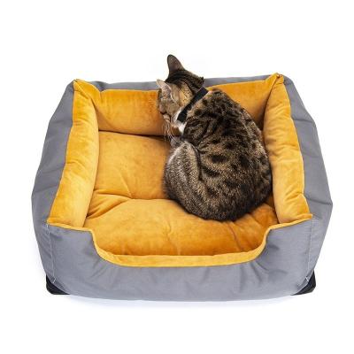 China Small Four Seasons Custom Cooling L Dog Bed and Cat Bed, Round Pet Beds for Indoor Cats or Small Dogs for sale