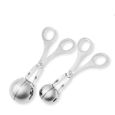 China Viable Stainless Steel Meatball Maker DIY Meatball Scoop Spoon Fish Balls Meatball Clip for sale