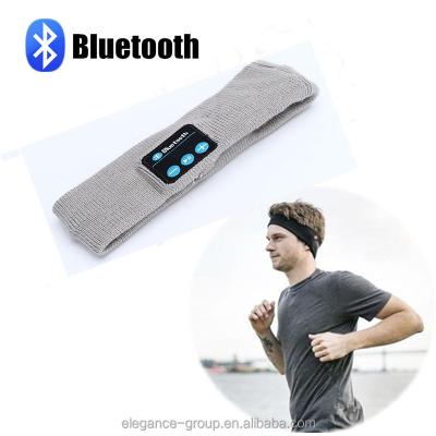 China Newest Blue Tooth Headphones Blue Wireless Headset Earbuds Music Band Main Hat With Mic Sport Band Custom Knitted Beanie for sale