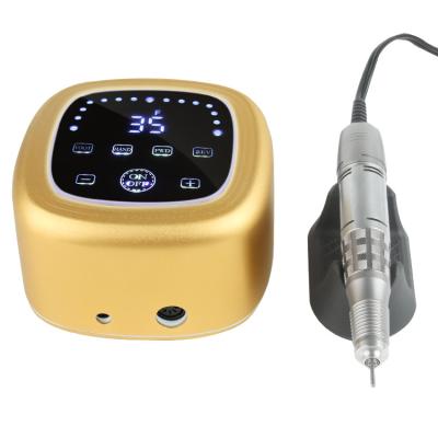 China Quiet Electric Portable Nail Drill Machine Nit Case Manicure and Pedicure Set Nail Drill Machine for sale