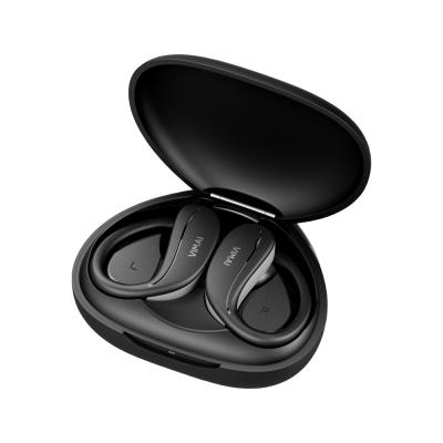 China New design earhook in-ear headset wireless charging wireless earphone with touch control charging case 1000mha for fitness for sale