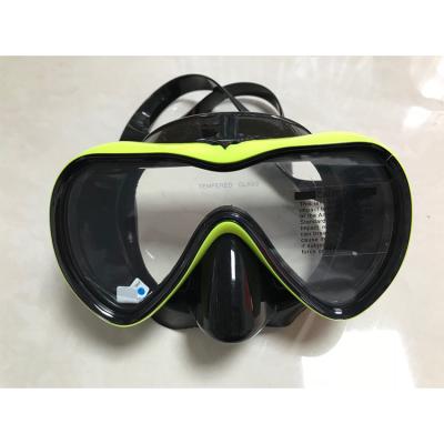 China Freedive mask scuba diving goggles tempered glass lens mask new silicone teenage girl men women for sale