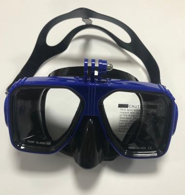 China Freediving Goggles Freediving Goggles High Quality Low Volume Silicone Teenage Girls Women Men Snorkeling Anti Fog Mask With Mount for sale