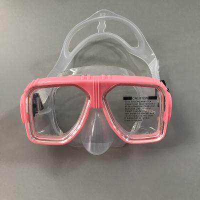 China High Quality Low Volume Silicone Teenage Girl Men Women Freediving Goggles Spearfishing Diving Snorkeling Mask for sale