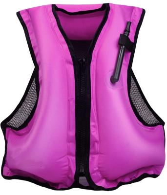 China Inflatable Swimming Vest Kayaking Snorkeling Unisex Portable Safety Vest Buoyancy Vest Lifesaving Snorkel Vest for sale