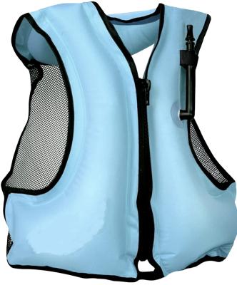 China Inflatable Swimming Vest Kayaking Snorkeling Unisex Portable Safety Vest Buoyancy Vest Lifesaving Snorkel Vest for sale