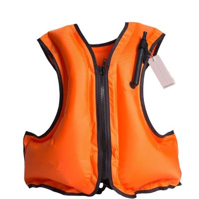 China Inflatable Swimming Vest Kayaking Snorkeling Unisex Portable Safety Vest Buoyancy Vest Lifesaving Snorkel Vest for sale