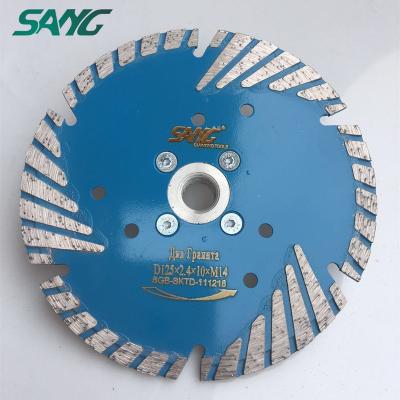 China Stone Cutting Turbo Granite Cutter Blade Stone Saw Blade Protective Segment Saw Blade Cut Disc Stone Diamond for sale