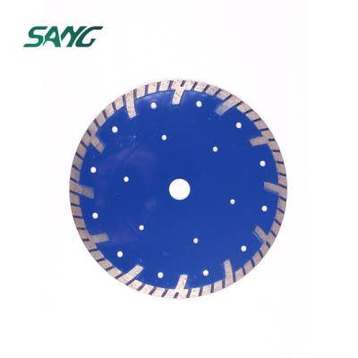 China Diamond Saw Blade Disc Granite Stone Cutter Protective Teeth Stone Saw Blade for sale